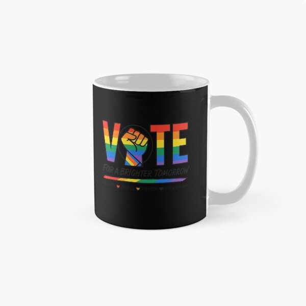 Item preview, LGBTQ Vote People Power – Pride Equality Democracy designed and sold by TEEJAMBOREE.