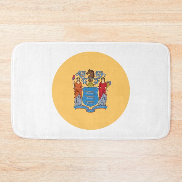 Item preview, New Jersey Circle Flag Moving Away Gift, Homesick NJ Present designed and sold by shitpostee.