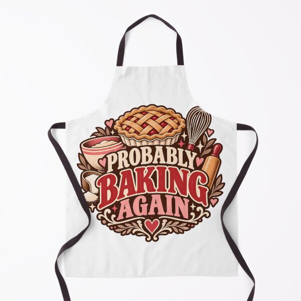 Item preview, Probably Baking Again Retro Design designed and sold by Thai Vibe Studio.