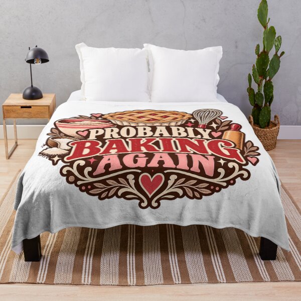 Item preview, Probably Baking Again Retro Design designed and sold by Thai Vibe Studio.
