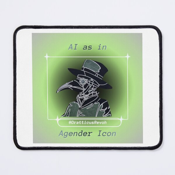 Item preview, Agender: AI As In Agender Icon designed and sold by DratticusRevoh.