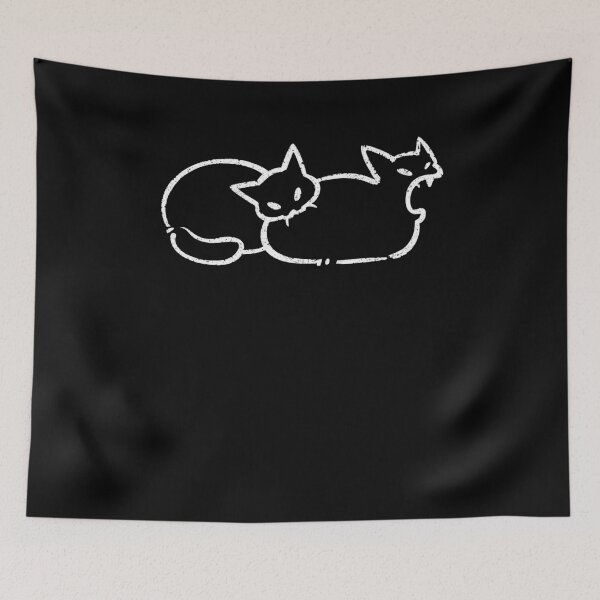Item preview, Cat Biting Cat Butt Funny Meme designed and sold by suhairee-studio.