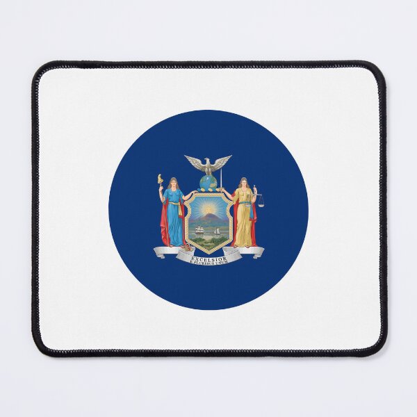 Item preview, New York Circle Flag Moving Away Gift, Homesick NY Present designed and sold by shitpostee.
