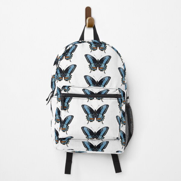 Item preview, Blue and Black Butterfly with Orange Accents designed and sold by PRINTIONAL.