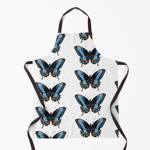Item preview, Blue and Black Butterfly with Orange Accents designed and sold by PRINTIONAL.
