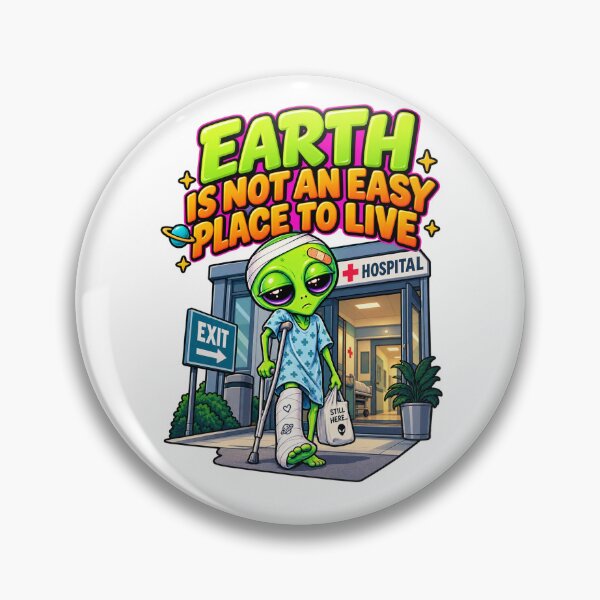 Item preview, Alien Life on Earth – Earth Is Not an Easy Place to Live designed and sold by Odd Alien Lab.