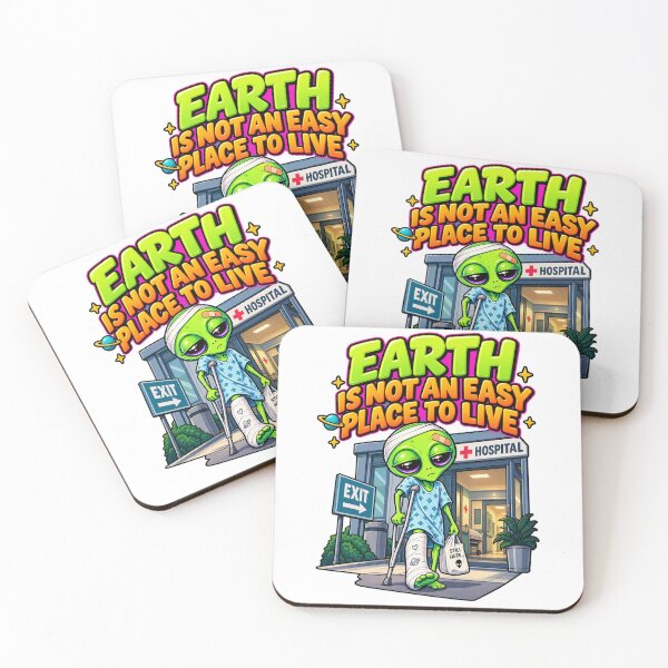 Item preview, Alien Life on Earth – Earth Is Not an Easy Place to Live designed and sold by Odd Alien Lab.