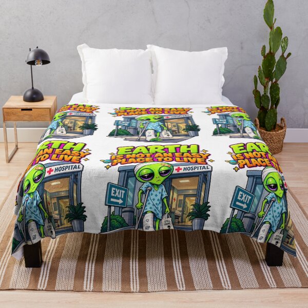 Item preview, Alien Life on Earth – Earth Is Not an Easy Place to Live designed and sold by Odd Alien Lab.