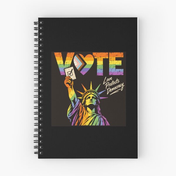 Item preview, LGBTQ Vote People Power – Pride Equality Democracy designed and sold by TEEJAMBOREE.