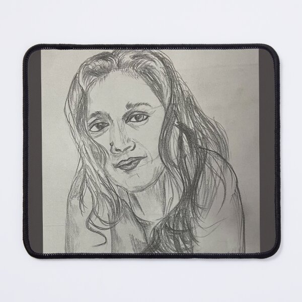 Item preview, Hand drawn wavy haired women designed and sold by breezeofart.