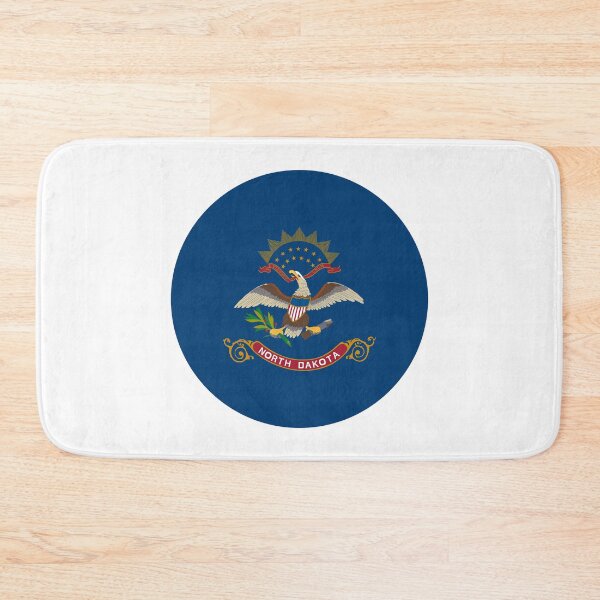 Item preview, North Dakota Circle Flag Moving Away Gift, Homesick ND Present designed and sold by shitpostee.