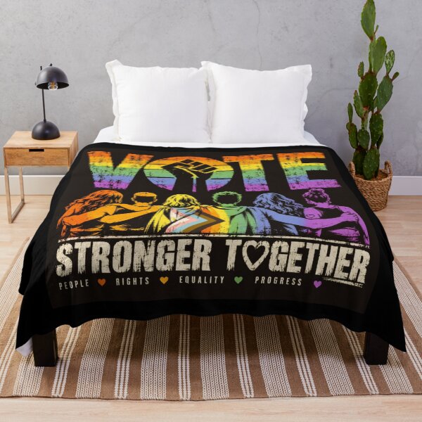 Item preview, Vote People Power – Pride Equality Democracy designed and sold by TEEJAMBOREE.