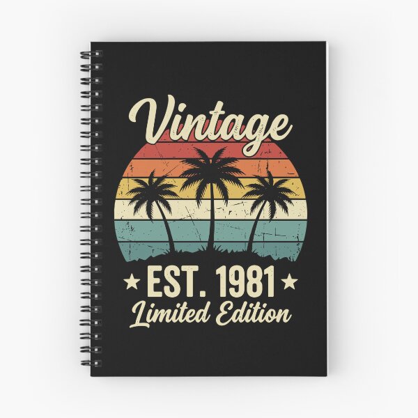 Item preview, Vintage Est. 1981 Limited Edition Birthday Born In 1981 Retro designed and sold by PopStars1993.