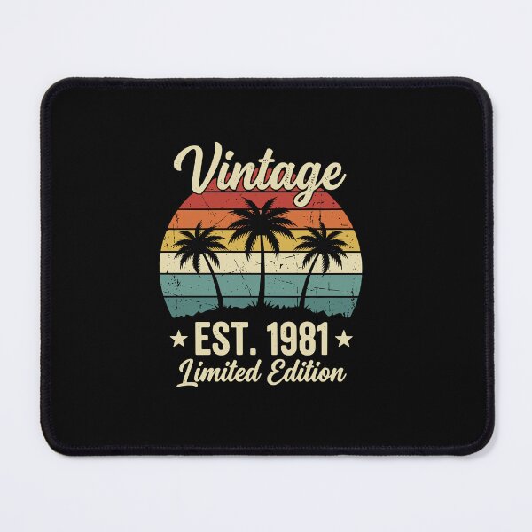 Item preview, Vintage Est. 1981 Limited Edition Birthday Born In 1981 Retro designed and sold by PopStars1993.