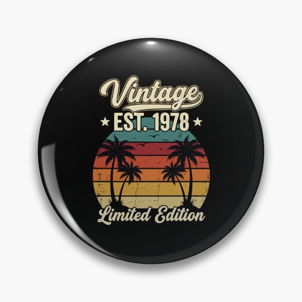Item preview, Vintage Est. 1978 Limited Edition Born In 1978 Birthday Men Women designed and sold by PopStars1993.