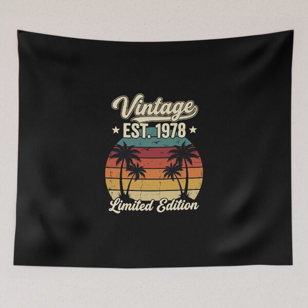 Item preview, Vintage Est. 1978 Limited Edition Born In 1978 Birthday Men Women designed and sold by PopStars1993.