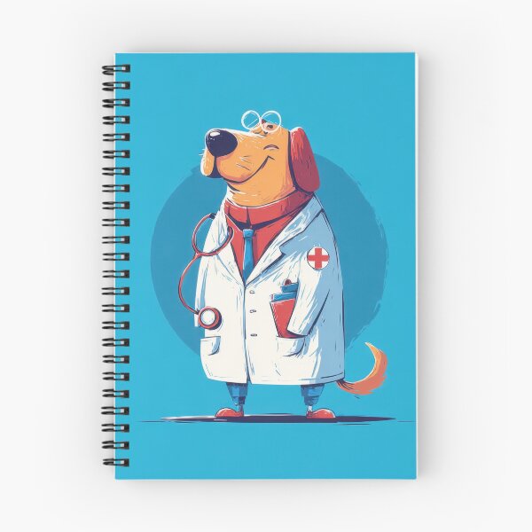 Item preview, Dog dressed as a doctor in a clinic designed and sold by anytka.