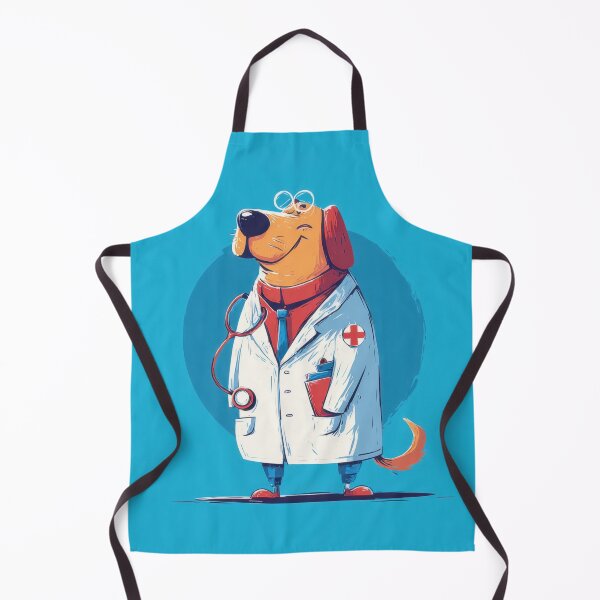 Item preview, Dog dressed as a doctor in a clinic designed and sold by anytka.