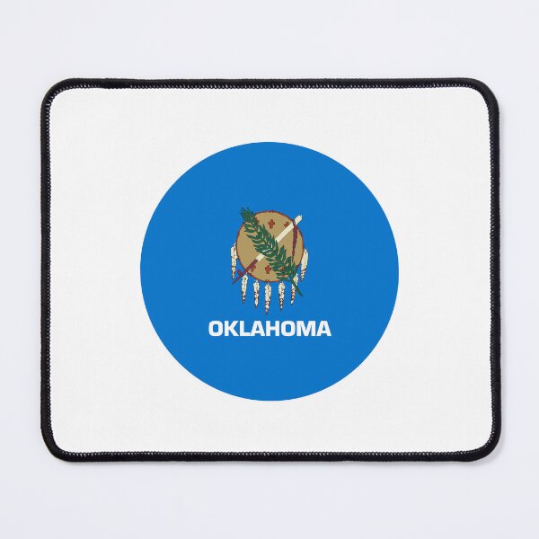 Item preview, Oklahoma Circle Flag Moving Away Gift, Homesick OK Present designed and sold by shitpostee.