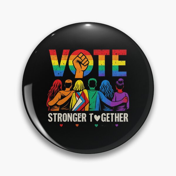 Item preview, Vote People Power – Pride Equality Democracy designed and sold by TEEJAMBOREE.