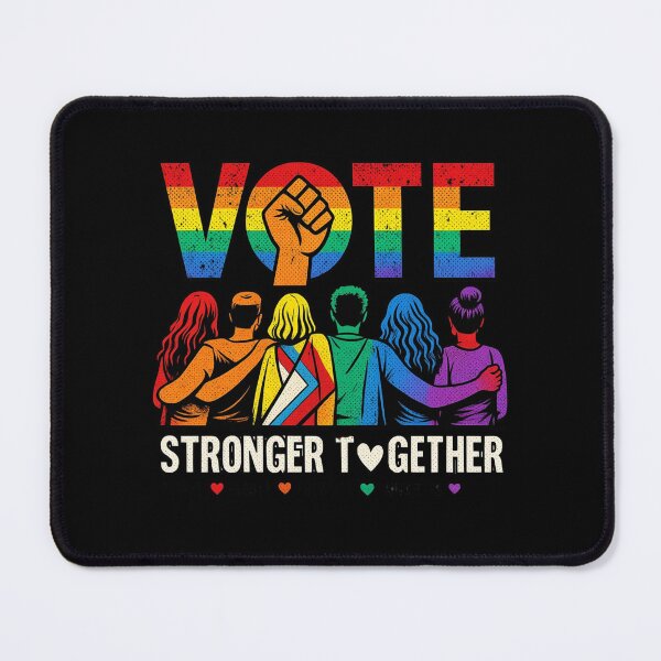 Item preview, Vote People Power – Pride Equality Democracy designed and sold by TEEJAMBOREE.