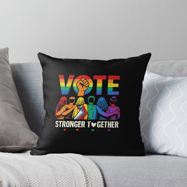 Item preview, Vote People Power – Pride Equality Democracy designed and sold by TEEJAMBOREE.