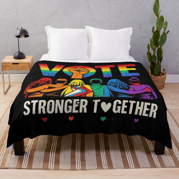 Item preview, Vote People Power – Pride Equality Democracy designed and sold by TEEJAMBOREE.