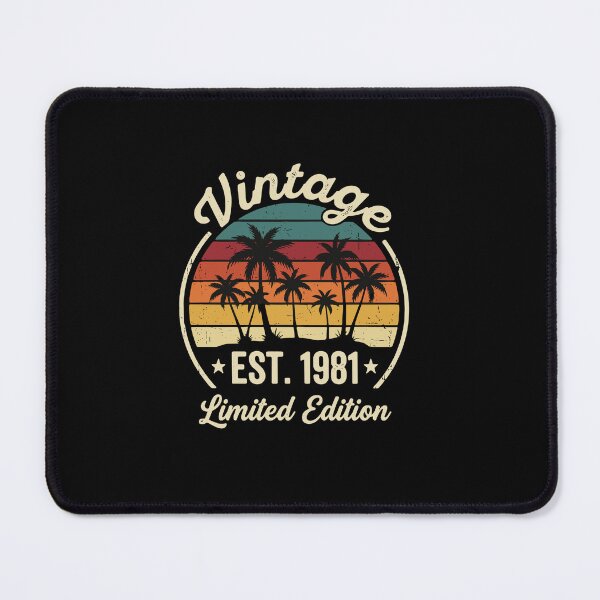 Item preview, Vintage Est. 1981 Limited Edition Birthday Born 1981 Men Women designed and sold by PopStars1993.