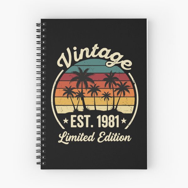 Item preview, Vintage Est. 1981 Limited Edition Birthday Born 1981 Men Women designed and sold by PopStars1993.