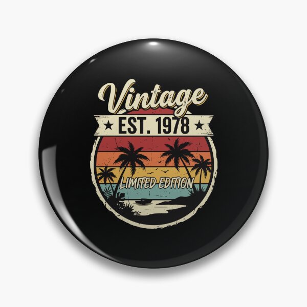 Item preview, Vintage Est. 1978 Limited Edition Born In 1978 Birthday designed and sold by PopStars1993.