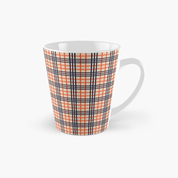Item preview, Orange & Space Cadet Checkered Preppy Grid Pattern | Retro Orange Navy Checkered Preppy Aesthetic | Vintage Collegiate Orange Space Cadet Grid Design designed and sold by VivaFy.