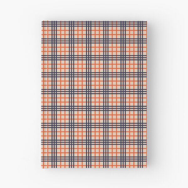 Item preview, Orange & Space Cadet Checkered Preppy Grid Pattern | Retro Orange Navy Checkered Preppy Aesthetic | Vintage Collegiate Orange Space Cadet Grid Design designed and sold by VivaFy.