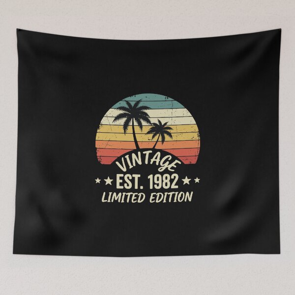Item preview, Vintage Est. 1982 Limited Edition Birthday Born In 1982 designed and sold by PopStars1993.