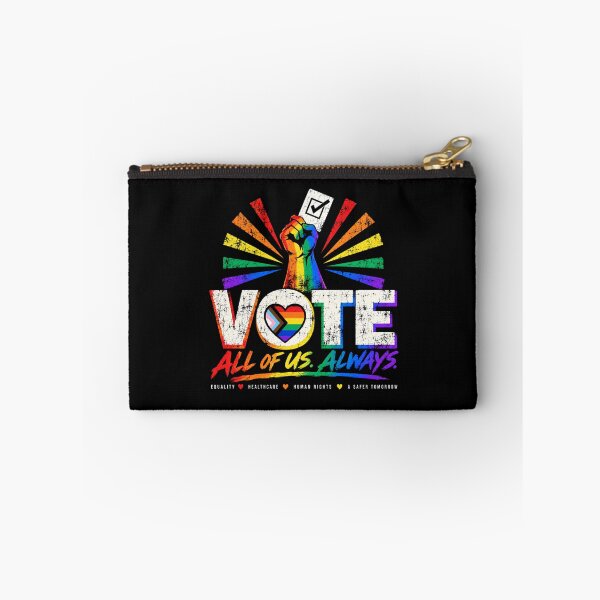 Item preview, Vote People Power – Pride Equality Democracy designed and sold by TEEJAMBOREE.
