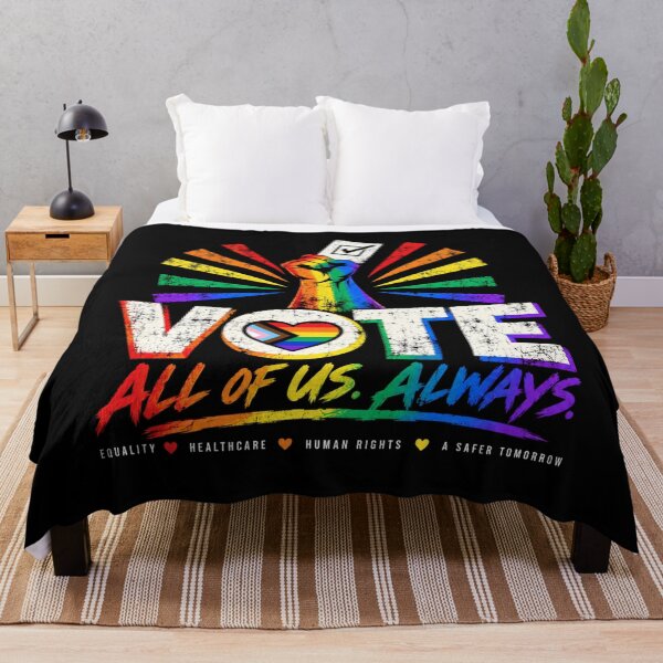 Item preview, Vote People Power – Pride Equality Democracy designed and sold by TEEJAMBOREE.