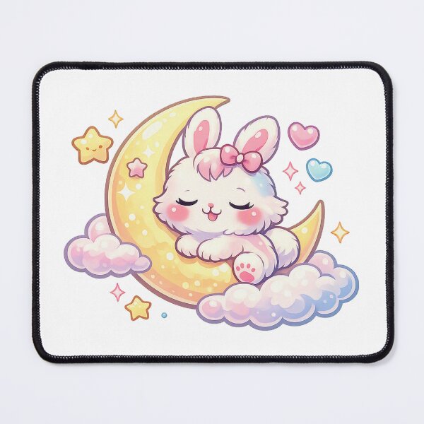 Item preview, Kawaii Moon Bunny designed and sold by Sommium .