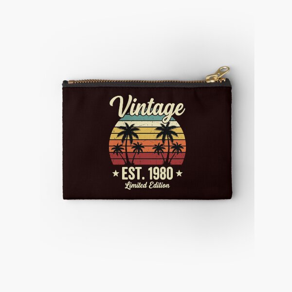 Item preview, Vintage Est. 1980 Edición limitada Nacido en 1980 Cumpleaños Retro designed and sold by PopStars1993.