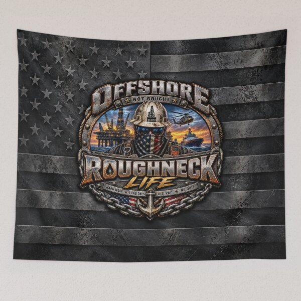 Item preview, Offshore Roughneck Life – Hard Work Long Days No Quit designed and sold by artistwill.