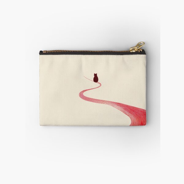Item preview, Cat on a winding red path designed and sold by anytka.