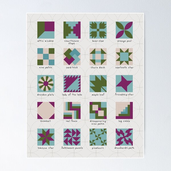 Item preview, Classic Quilt Blocks Tropics designed and sold by Lindley General Store.