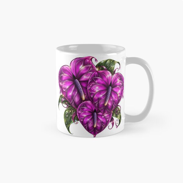 Item preview, Purple anthuriums from Namaloue designed and sold by cheznamaloue.