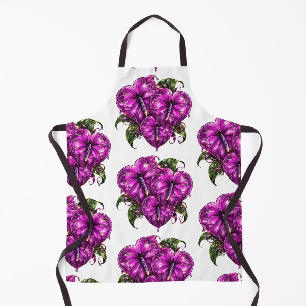 Item preview, Purple anthuriums from Namaloue designed and sold by cheznamaloue.