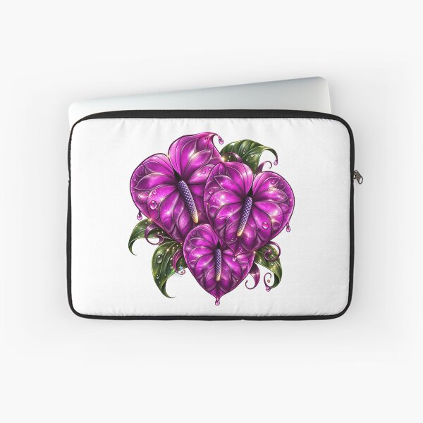 Item preview, Purple anthuriums from Namaloue designed and sold by cheznamaloue.