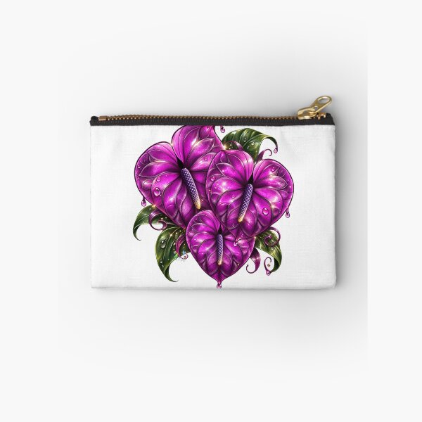 Item preview, Purple anthuriums from Namaloue designed and sold by cheznamaloue.