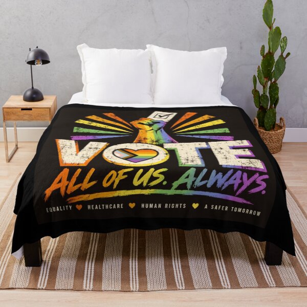 Item preview, Vote People Power – Pride Equality Democracy designed and sold by TEEJAMBOREE.