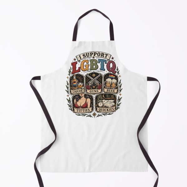 Item preview, I Support LGBTQ Vintage Pride Rainbow Retro Humor Party Lifestyle Design designed and sold by CatiaStudioArt.