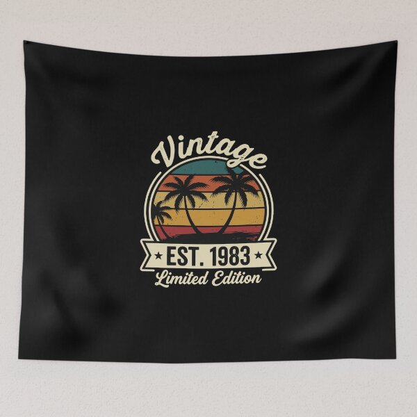 Item preview, Vintage Est. 1983 Limited Edition Born In 1983 Fortieth Birthday designed and sold by PopStars1993.
