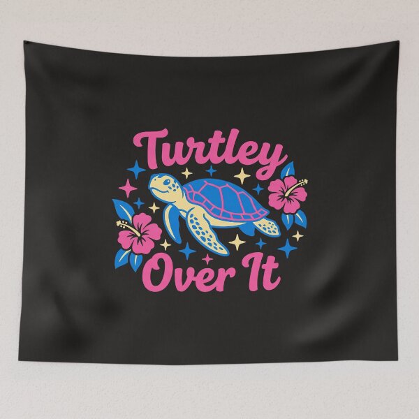 Item preview, Sassy Sea Turtle With Tropical Flowers designed and sold by AwesomeBeyondLimits.