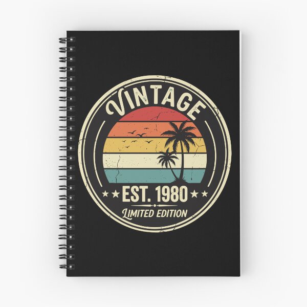 Item preview, Vintage Est. 1980 Limited Edition Birth Year Birthday  designed and sold by PopStars1993.