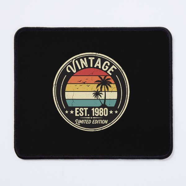 Item preview, Vintage Est. 1980 Limited Edition Birth Year Birthday  designed and sold by PopStars1993.